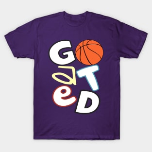 GOATED Basketball Puzzle (Pro Oreo) T-Shirt